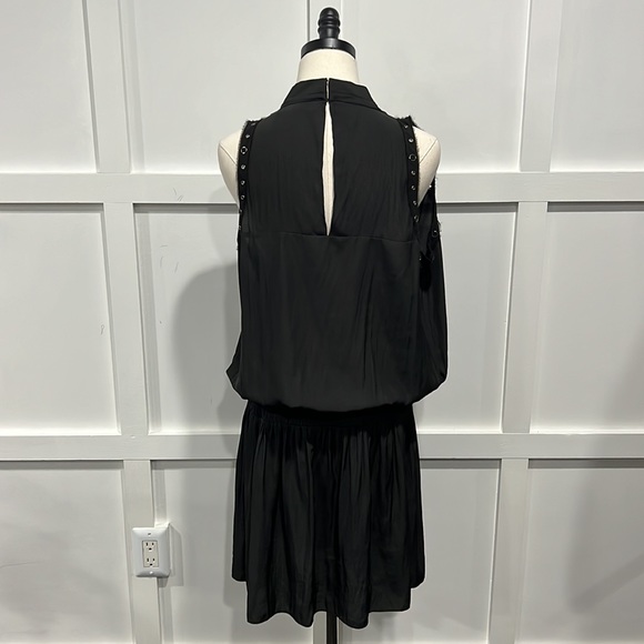 Ramy Brook V-Neck Sleeveless Minidress, L - Picture 2 of 3